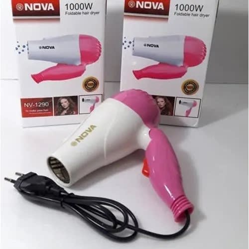 Nova Hair Dryer NV 1290 | Quick Dry Foldable Hair Dryer