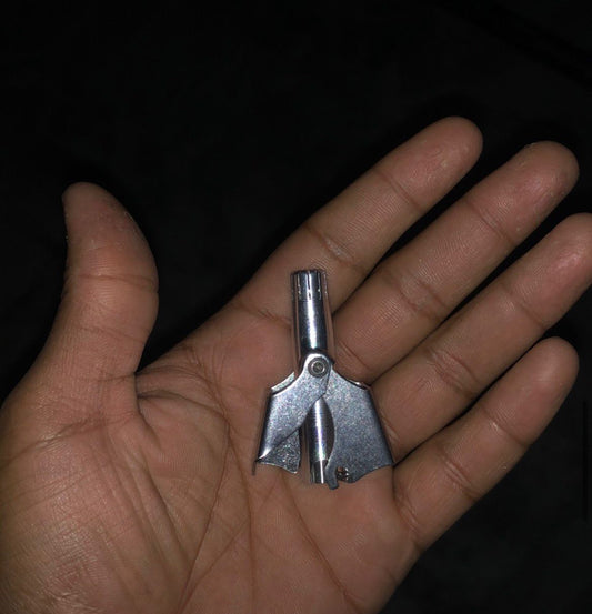 Mini Portable Stainless Steel Nose Hair Trimmer Manual Grooming Tool Safe And Durable For Easy And Comfortable Use