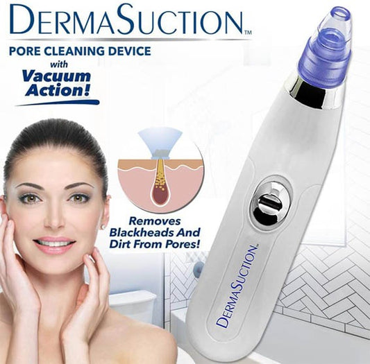 Derma Suction Facial SPA | 4‑in‑1 Blackhead Remover | Acne Pore Cleaner | Suction Tool
