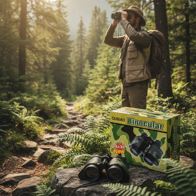 Kid’s Explorer Binoculars – 8x30 Optical Lens for Fun Learning & Outdoor Exploration