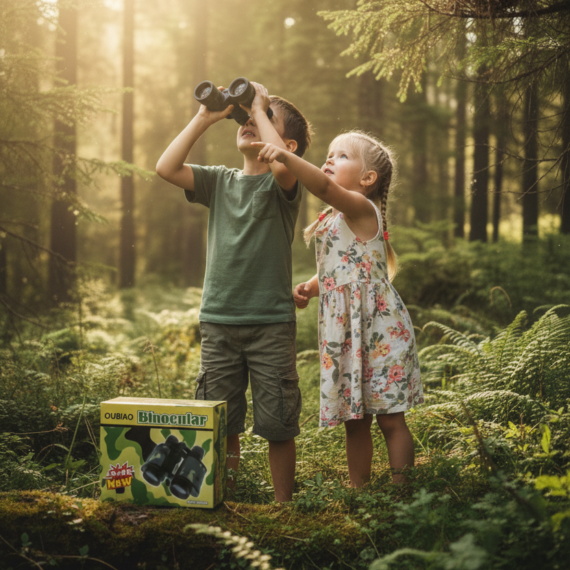 Kid’s Explorer Binoculars – 8x30 Optical Lens for Fun Learning & Outdoor Exploration