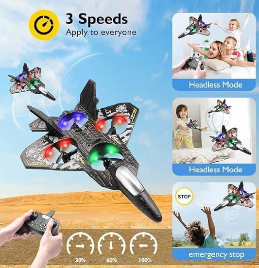 Premium RC Fighter Jet Plane 24G Remote Control Foam Airplane Toy